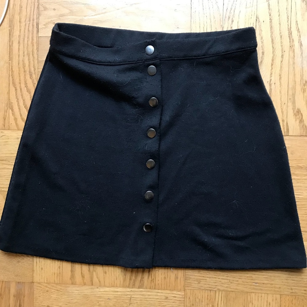 Forever21 A-Line Button Skirt